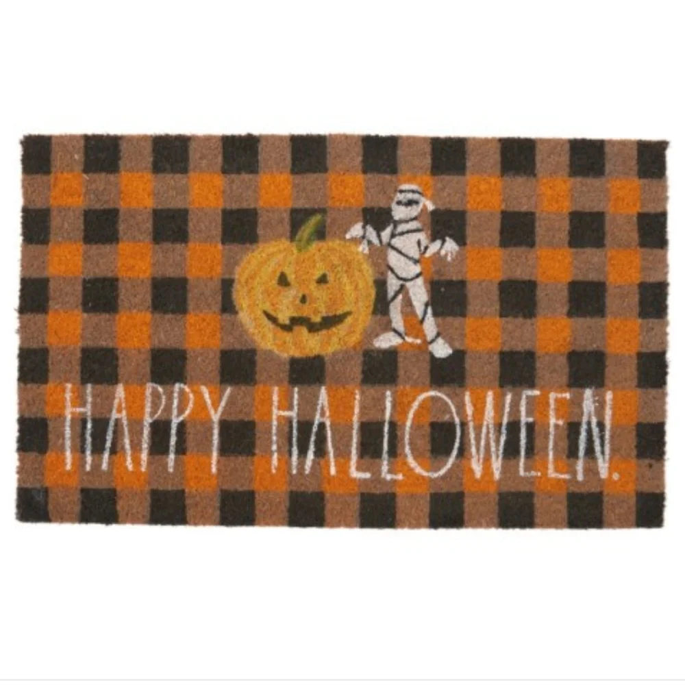 Rae Dunn Doormat HAPPY HALLOWEEN